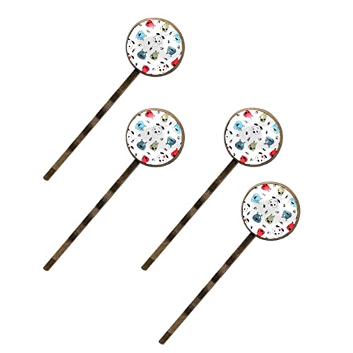Barrettes à cheveux latérales légères et résistantes lot de 4