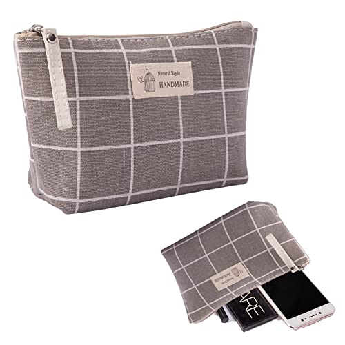 Canvas Travel Toiletry Bag for Women | Multi-Functional Travel Pouch for Purse Toiletry Bags | Cosme