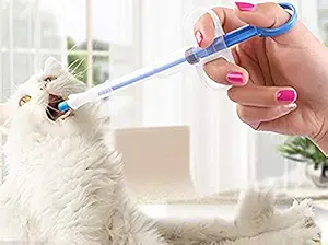 Western Era Pet Pill Dispenser, Pill Gun Shooter Tablet Soft Tip Syringe Medical Feeding Tool Kit for Dogs Cats Small Animals (Red) (1 Piece)