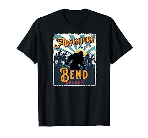 Bend Oregon Sasquatch Big Foot Souvenir T-Shirt