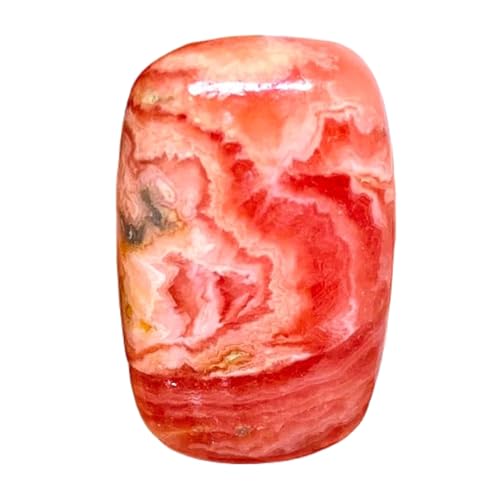 Rhodochrosite naturelle 27x17mm cabochon rectangulaire en vrac pour création bague et collier DIY