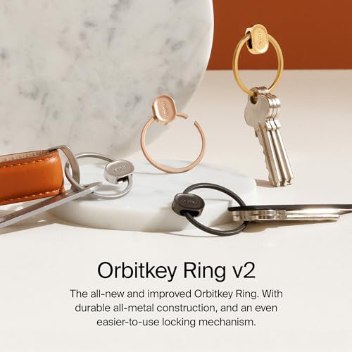 Orbitkey Ring v2- Silver, Black, One size