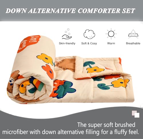 FRESH FROM LOOM Microfiber Summer Collection Single Bed Cartoon Printed Blankets for Kids | Dohar for Kid Boys & Girls | Soft Children Comforter | Summer Blankets (60 x 90 in) | TC - 144, Multicolor