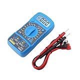Amplios usos: para medir voltaje CA y CC, corriente CC, resistencia, paso audible y modo de comprobación de diodos/transistor.