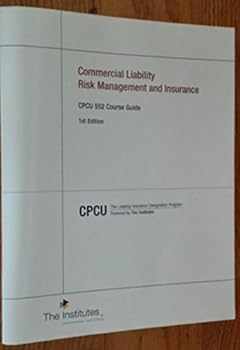 Paperback Commercial Liability Risk Management and Insurance Book