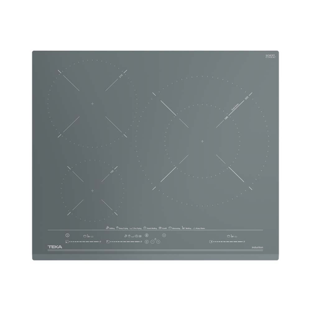 TEKA Placa de Inducción 60 cm, 3 Zonas de Cocción, Touch Control Multislider, Power Plus, Stop & Go, Zona Paellera XL, Modelo MasterSense