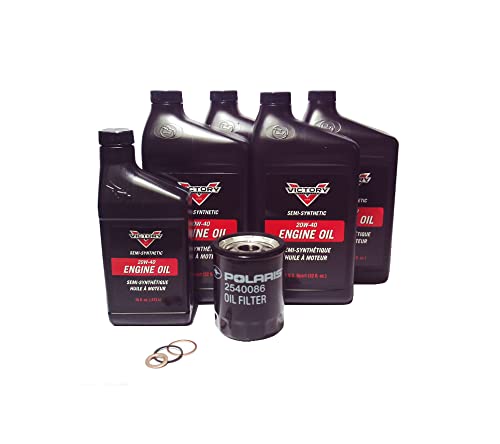 2006-2015 Pollaris Victory 100 & 106 Cubic Inch Motor OEM Oil Change Kit 2879600