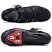 Unisex Cycling Shoes Compatible with pelaton Indoor Road Bike Riding Shoes for Men and Women Delta Cleats Clip Outdoor Pedal, (All Black, M12)