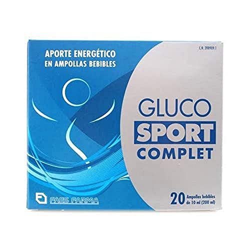 Gluco sport Gluco Sport Complet – 20 ampullen – energiesport bij sporters met grote wedstrijdtests 200 ml
