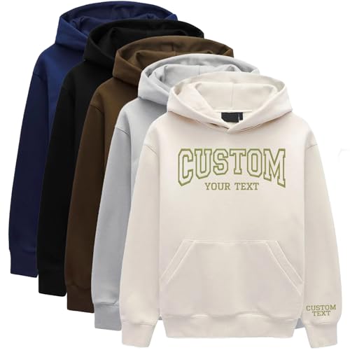 Custom Embroidered Sweatshirt – Design Your Own Text or Name, Personalized Unisex Crewneck, Unique Gift for Him & Her, Soft Cotton Sweater for Christmas, Birthday, Anniversary2