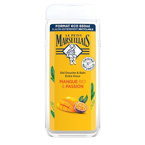 Gel douche Le Petit Marseillais pour une douche fruitée et exotique
