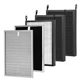 5 Pack Replacement Filter Set Compatible with Nuwave OxyPure