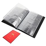 Support de stockage de pièces de monnaie : l'album de pièces de monnaie est un design de capacité, et il est pratique et commode, un livre de collection de pièces de monnaie.