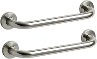Kit 2 Barras de Apoio 80cm Aço Inoxidável Polido Barra de Apoio para Box Banheiro Idoso Premium