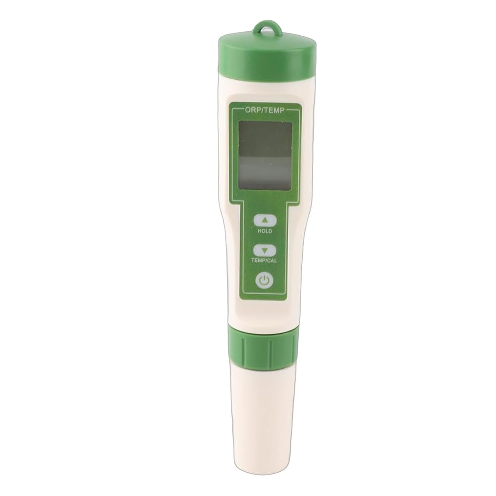 Aundhegrtt As Shown Water Tester Digital Orp Meter, Portable With Auto Calibration, Lcd Display For Aquariums& Water Systems