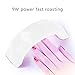 Produktbild Mini-Nagel-Trockner 9W Frauen Schönheit Uvnagel Lampen-Nagel Curing Lampe Für Uv-Led Gel-Nagellack-Nagel-Werkzeug Ideal Für Reisen Weiß