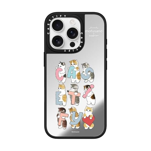 CASETiFY �~���[ MagSafe�Ή� iPhone 16 Pro�P�[�X [���ː� / 1.5m����̗����������N���A (MIL�K�i1�{����) / ���C�����X�[�d�����Magsafe�Ή�] - Cats-tify - �N���A �u���b�N