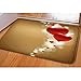 Produktbild IISSHOP Door Mat Indoor Area Rugs Living Room Carpets Home Decor Rug Bedroom Floor Mats,2 Hearts Valentins Day Card 20x32(IN)