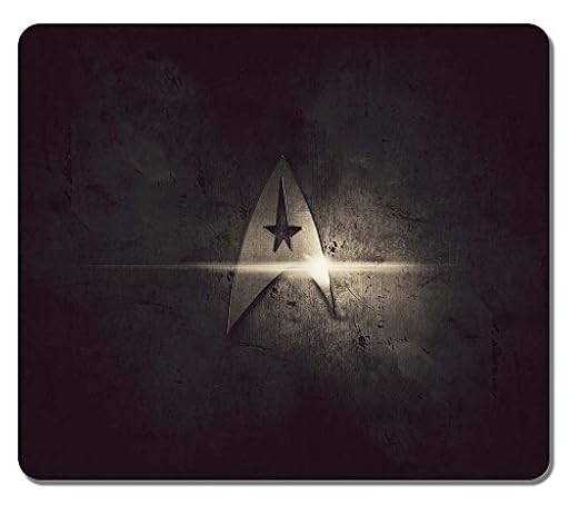 Alfombrilla de ratón para videojuegos, alfombrilla grande de ratón de 30 x 30 x 0,5 cm, personalizable de metal pesado con diseño de Star Trek de goma ecológica natural, alfombrilla de ratón rectangular para escritorio, accesorios de papelería, almohadillas de ratón para regalo | Ya disponible en tu tienda friki favorita! En mundofriki.es!