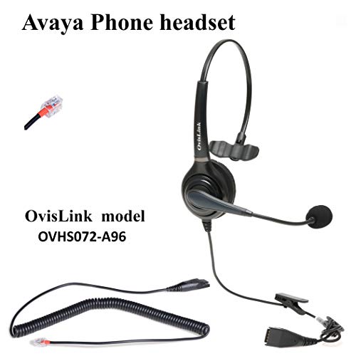 OvisLink Avaya Headset for Avaya 1600 & 9600 Series Phones | Corded Call