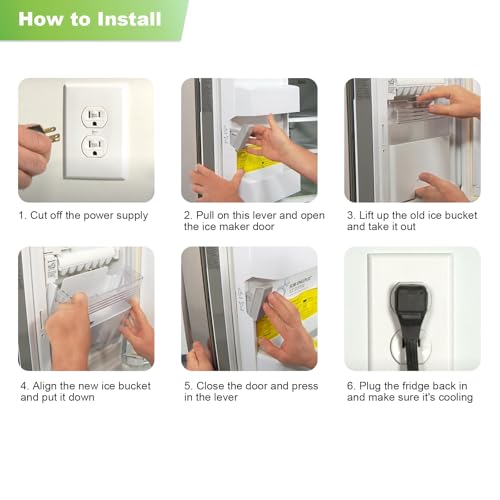 HLZDS AKC72949319 Ice Bucket Assembly Compatible with LG Refrigerator by HLZDS - Used condition - Image 6