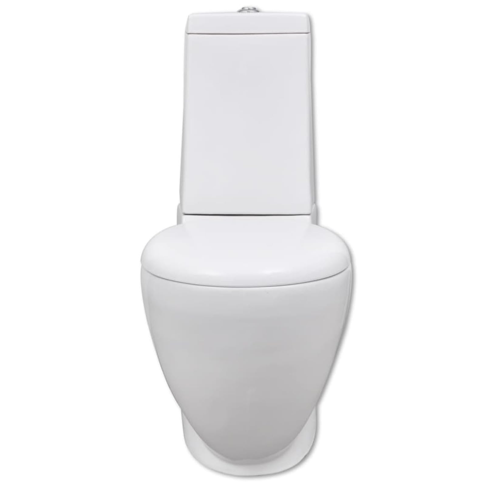 Set Toilette e Bidè in Ceramica Bianca,Set Toilette da Campeggio,Portatile e Supporto Lavamani,Mobili da Interni/Esterni-270566