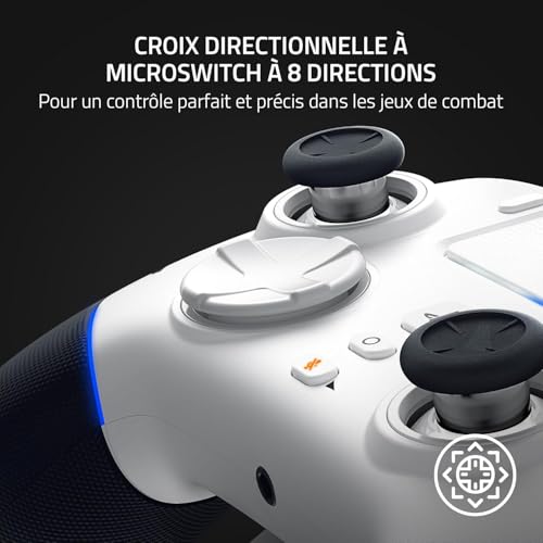 Razer Wolverine V2 Pro - Manette de jeu sans fil pour consoles PS5 et PC (HyperSpeed Wireless, Mecha-Tactile Action Buttons, 8-Way Microswitch D-Pad, HyperTrigger) Mercury