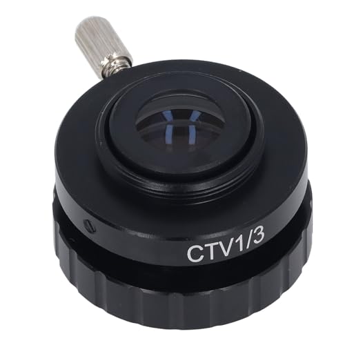 CTV Lens Adapter, Good Compatibility Multifunctional Metal Optical Glass Material, Industry Lab Bio Pharmaceutical with Wide Applications for Better Visual Image (SZMC TV1/3)