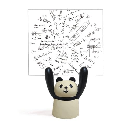 Support pour mémo panda et formules mathématiques pour organiser le bureau des étudiants