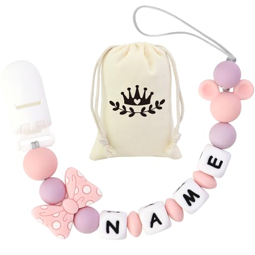 Personalized Baby Pacifier Clips With Name Personalized Stroller Clip Teddy
