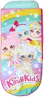 Kindi Kids Junior ReadyBed - 2 in 1 kids sleeping bag and inflatable air bed in a bag with a pump, 14447