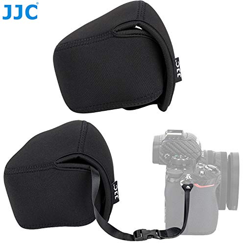 Jjc Neoprene Mirrorless Camera Pouch Case Bag, Ultra Lightweight Elastic Comfortable, Z50 Case, Z Fc Pouch, Water Resistant, Size 143X120X110Mm, Compatible With Nikon Z50 / Z Fc+ 16-50Mm Lens #TOP4