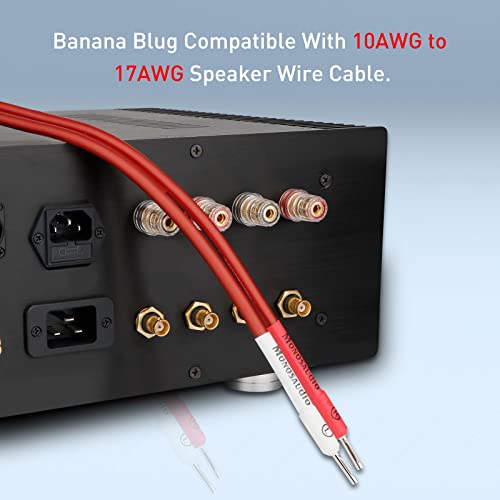 Monosaudio B80R 4 pcs Banana Plugs Pure Copper miniatura 2
