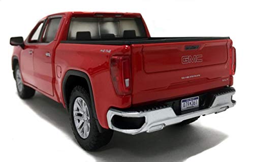Camioneta GMC Sierra 1500 SLT 2019 a escala 1:24 roja miniatura 7