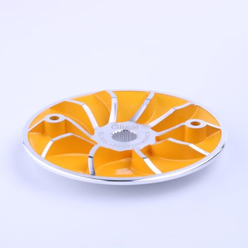 Image of Glixal Lightweight Racing Drive Face Fan for GY6 125cc 150cc 180cc 200cc 152QMI 157QMJ Engine Based Scooter Moped ATV Go-Kart Quads (Yellow)