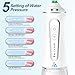 Dental Flosser with 5 Modes, Cordless Travel Dental Flosser, Rechargable, Long Lasting Battery, 300ml Water Tank, Travel Friendly. FDA Accepted.