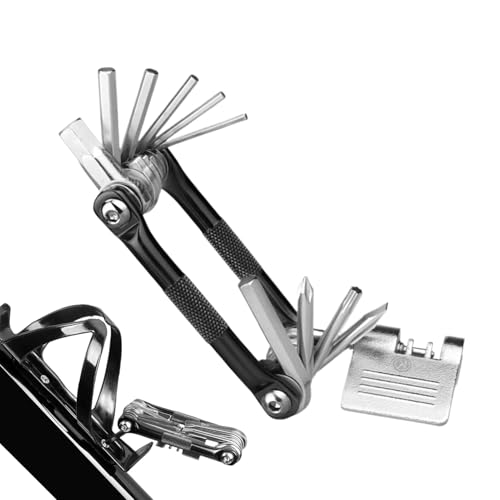 Juego de herramientas de ciclismo | Kit de herramientas de reparación de bicicletas, equipo de reparación, multifuncional, portátil, mantenimiento para el hogar, garaje, al aire libre, sendero, viajes