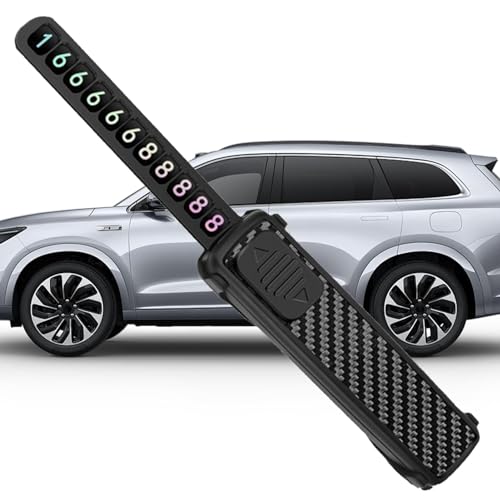 Tarjeta de número de estacionamiento temporal para coche, número de licencia, placa de aparcamiento para coche, , , camión