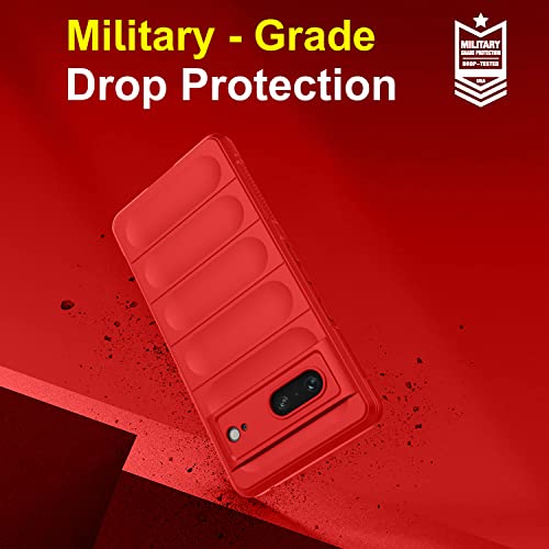 Image of Amazon Brand - Solimo Back Case Cover for Google Pixel 7 5G | Compatible for Google Pixel 7 5G Back Case Cover | Liquid Silicon Magic Case for Google Pixel 7 5G with Camera Protection | Red