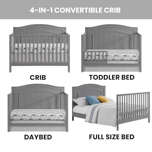 Oxford Baby 11811550 North Bay 4-In-1 Convertible Baby Crib thumb #2