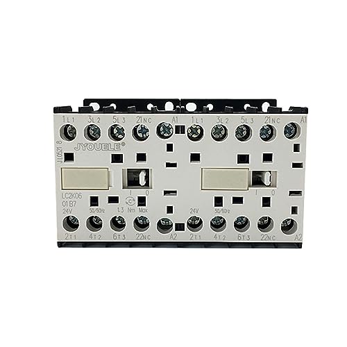 Mini contacteur inverseur LC2K0610 6A AC 24V pour commande moteur avant arrière - 7