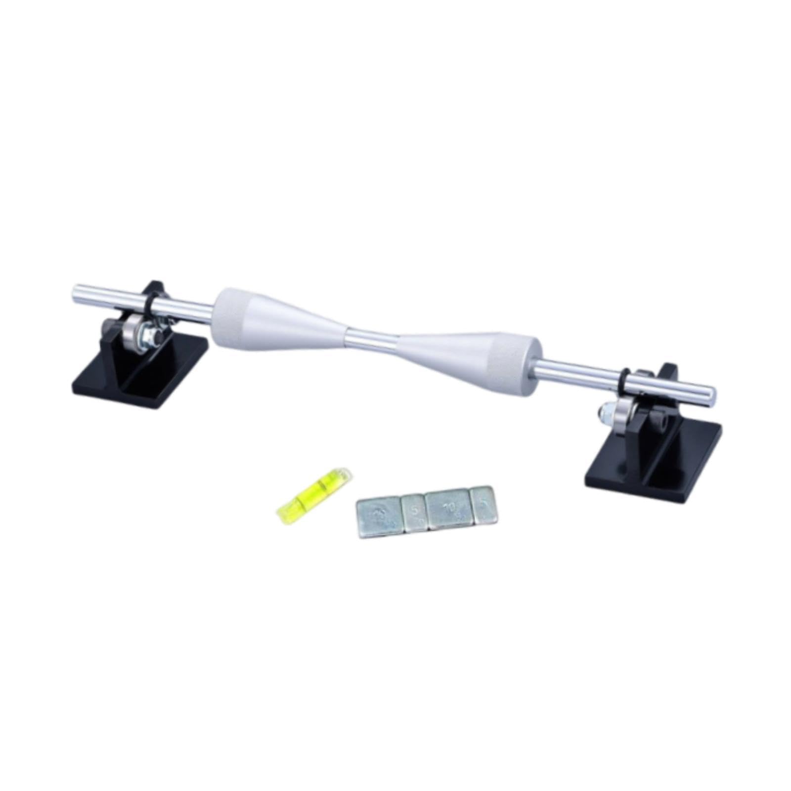 Equilibrador de Ruedas para Motocicleta, Herramienta de Taller de Aluminio, Compatible con Llantas de Moto y Remolque- A