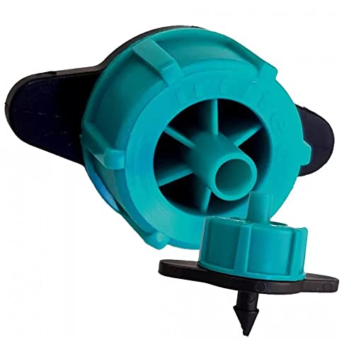 [Pack 100] GOTERO AUTOCOMPENSANTE 4 litros por Hora. Gotero para riego agrícola y jardinería. Gotero pinchado Desmontable Apto para micro tubo. Presión Trabajo 1 a 4 Bar | Incluye Membrana nítrica