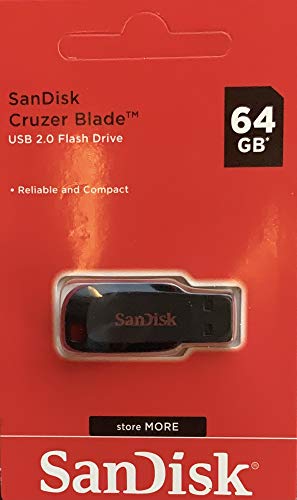 Image of Sandisk Cruzer Blade 64 GB USB Flash Drive Thumb Pen Memory Stick /Pen Drive