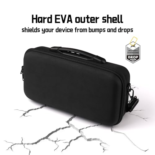Funda rígida de viaje para Mac Mini M4 / M4 Pro (2024), incluye compartimentos para teclado Magic, mouse, trackpad y accesorios, bolsa protectora para computadora de escritorio Mac Mini (solo funda) miniatura 6