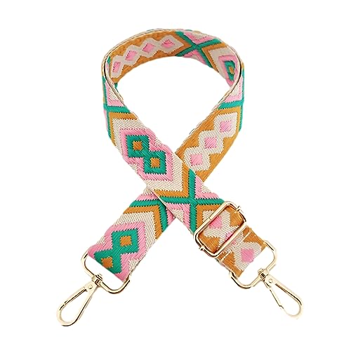 Image of Purse Strap Replacement Wide Adjustable Crossbody Shoulder Strap Guitar Straps for Handbags Rhombus Blue