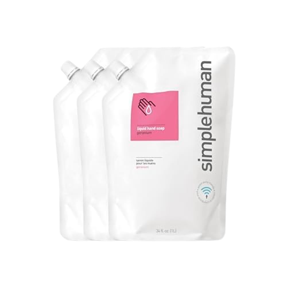 Geranium moisturizing hand soap refill, 34 fl oz (3-pack)