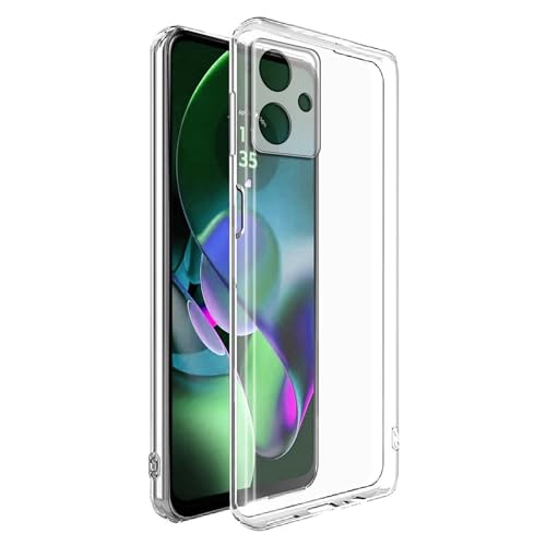 Image of Amazon Brand - Solimo Mobile Cover for Motorola Moto G64 5G / G54 5G / G54 Power 5G (Soft & Shockproof Back Case with inbuilt Cushioned Edges), Transparent