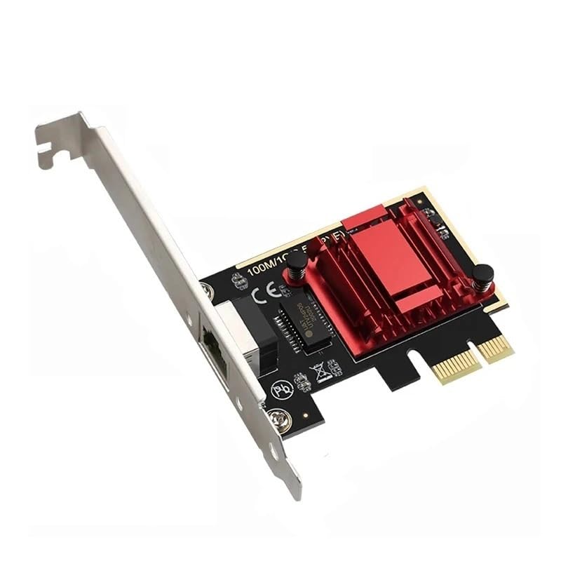 Tarjeta de Red PCI-E 2.5G a RJ45 con Chip RTL8125B para Redes Gigabit Ethernet 10/100/2500Mbps Compatible Windows 7/8/10/11 y Linux miniatura 1