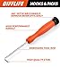 DIFFLIFE 4-Piece Pick and Hook Set, Car Auto Oil Seal/O-Ring Seal Gasket Pick Mini Hooks Puller Remover (4 Piece)